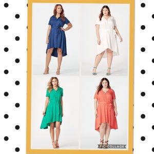 Set of 4 shirt dresses from JustFab!